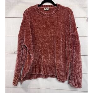 Show‎ Me Your Mumu Oversized Size SM Jesse Sweater Mauve Chenille